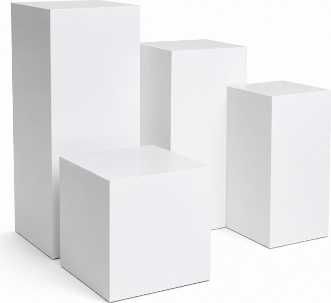 Колонна White Matt h-120 см белого цвета в аренду