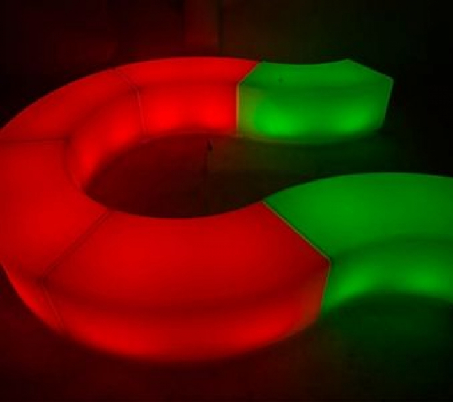 Банкетка Led Snake в аренду