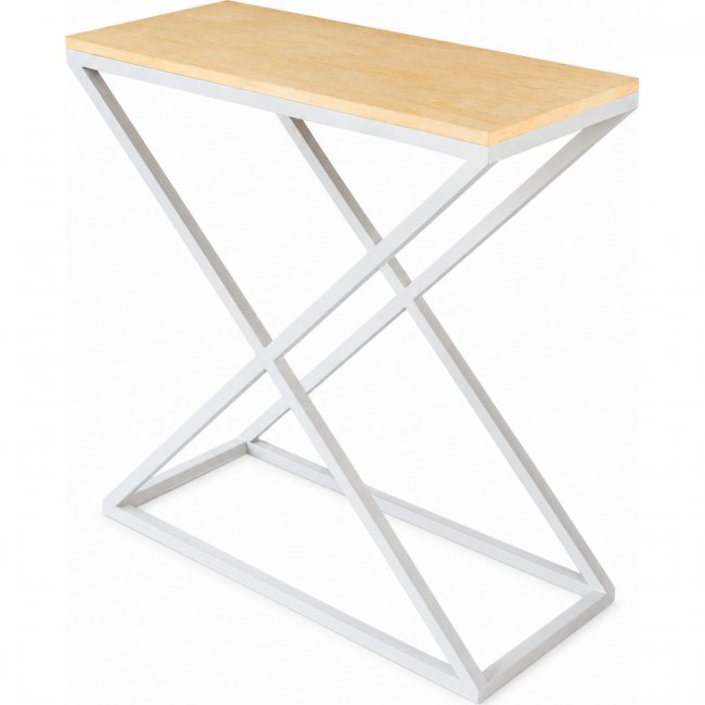 Фуршетный стол Loft-X White светло-коричневого цвета