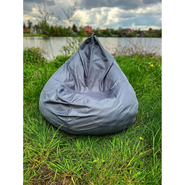 Кресло-мешок Beanbag серого цвета в аренду