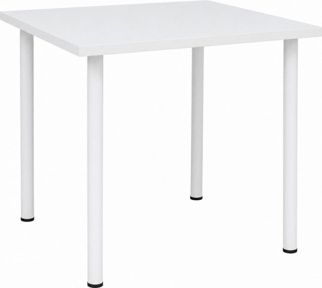 Квадратный стол Mesa белого цвета 80×80 см